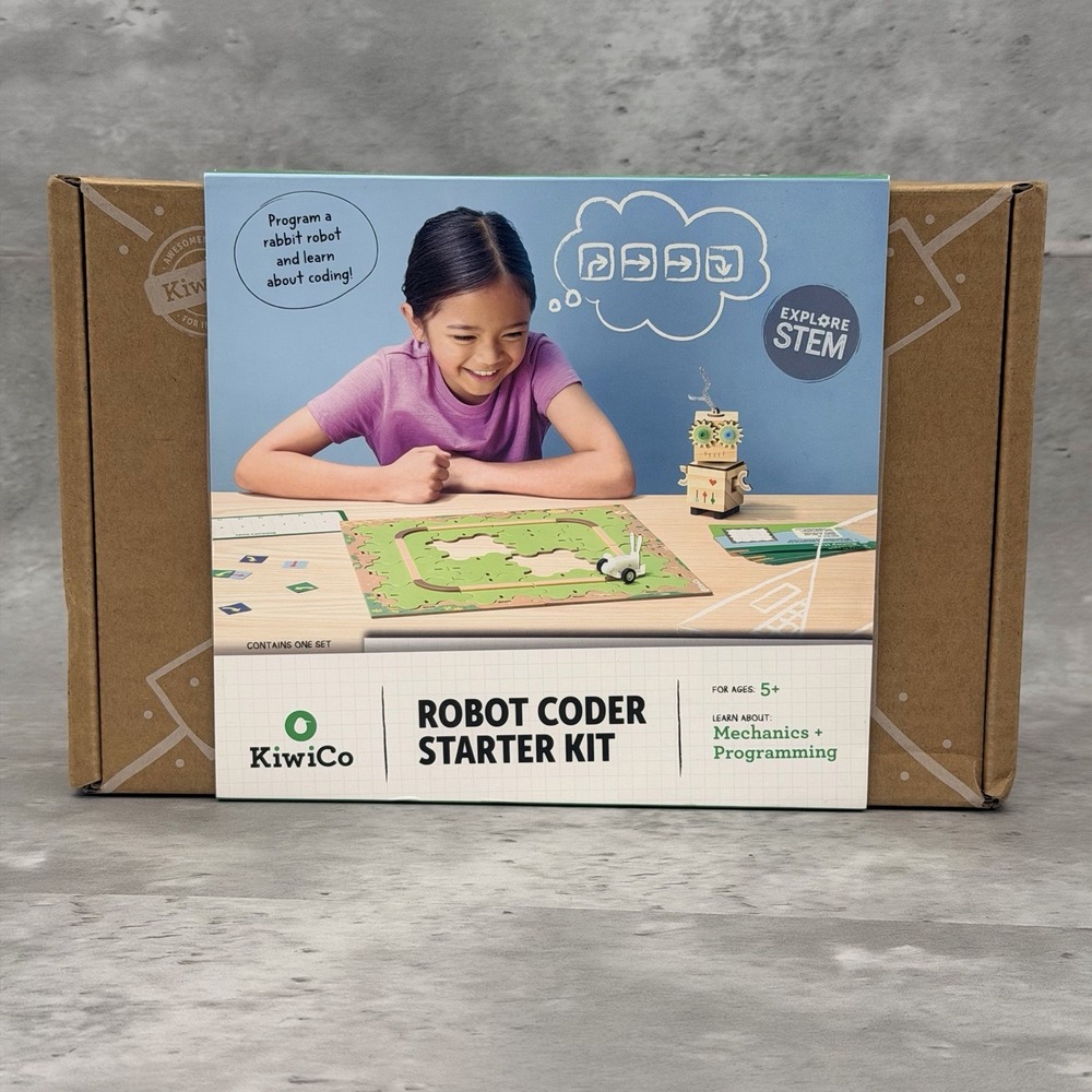 Kiwi Co Robot Coder Starter Kit Program Rabbit Robot Mechanics & Programming NEW